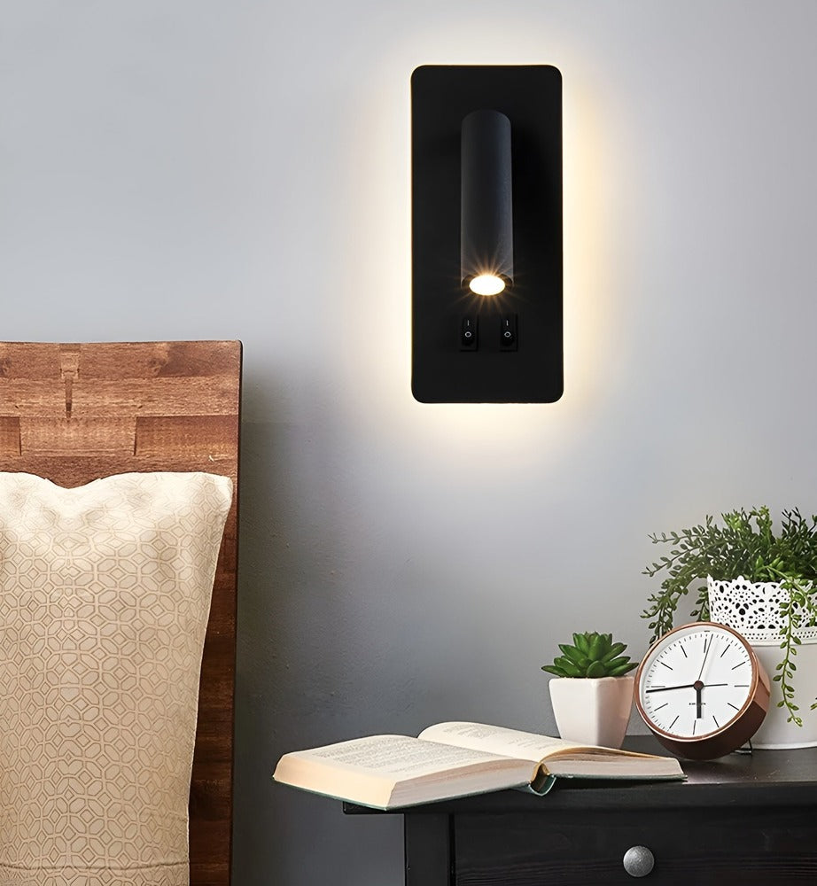 FlexiBeam Væglampe – Minimalistisk Cylinderlampe med 330° Rotation