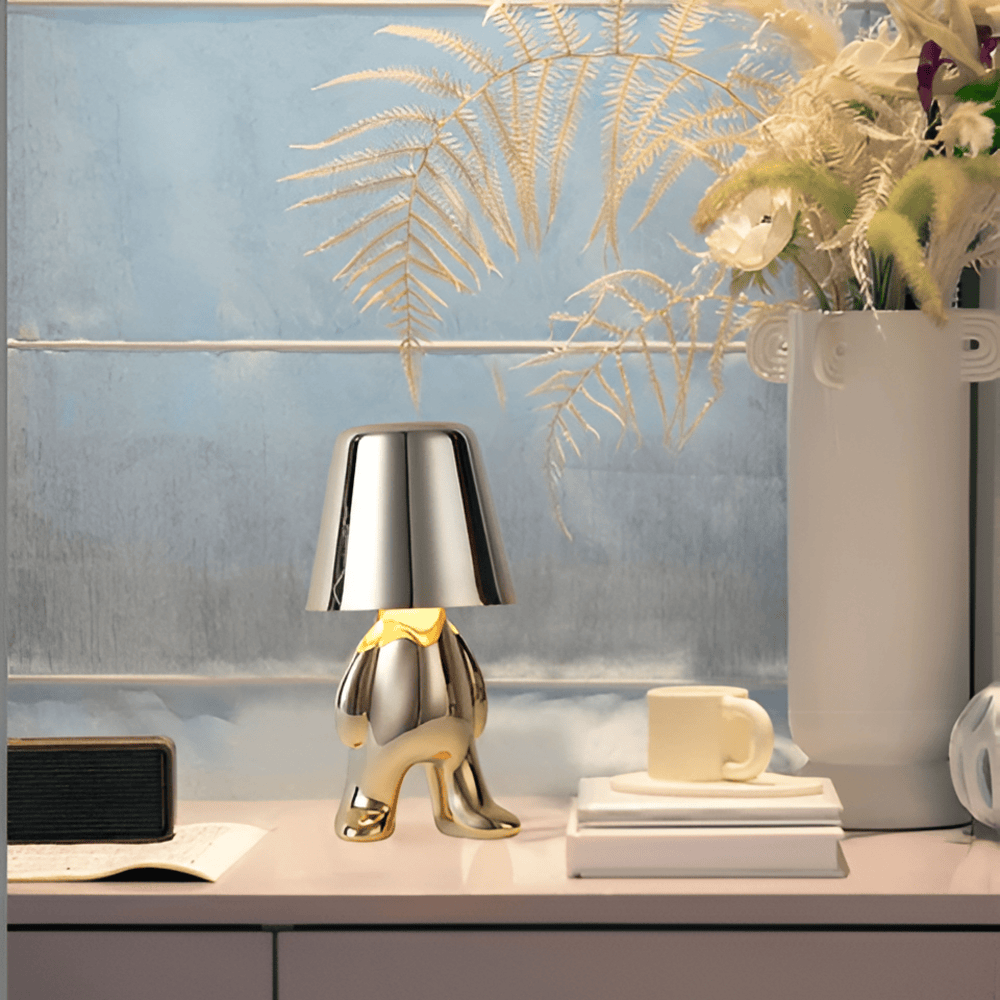 LED bordlampe med touch dæmpning – trådløs og USB genopladelig