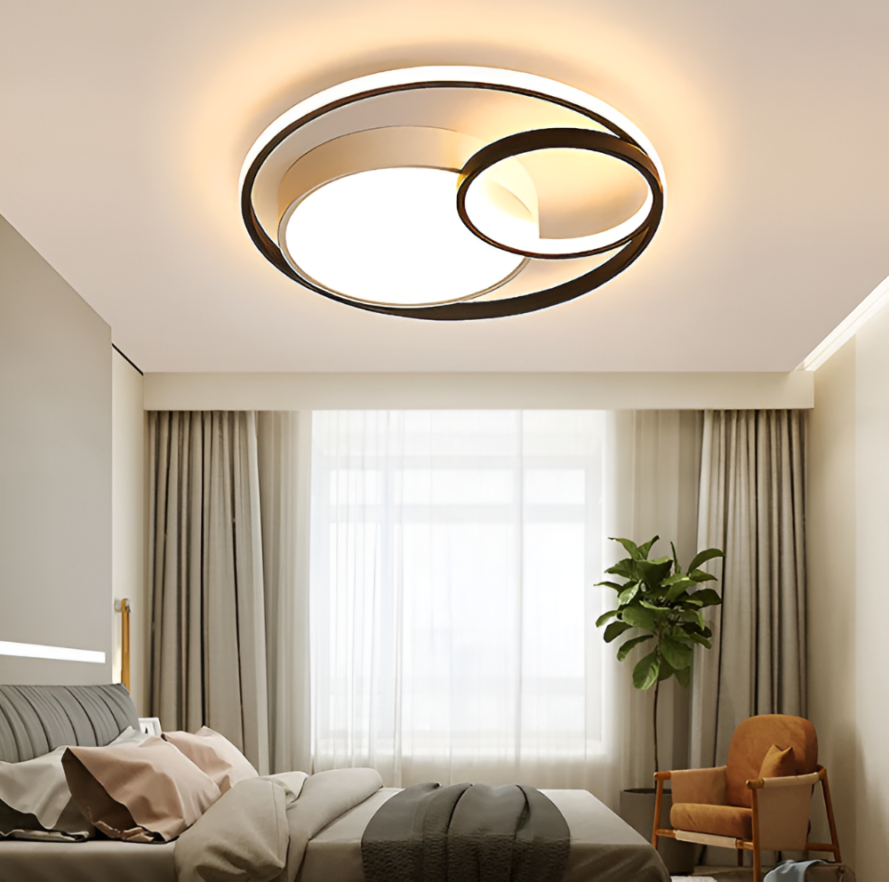 Cirvexa Loftlampe – Rund Dæmpbar LED Loftlampe med Moderne Ringdesign