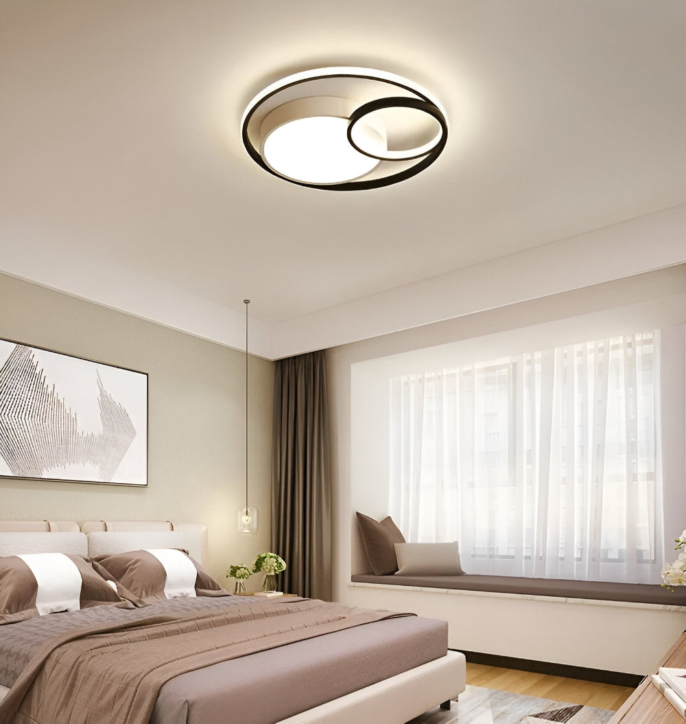 Cirvexa Loftlampe – Rund Dæmpbar LED Loftlampe med Moderne Ringdesign