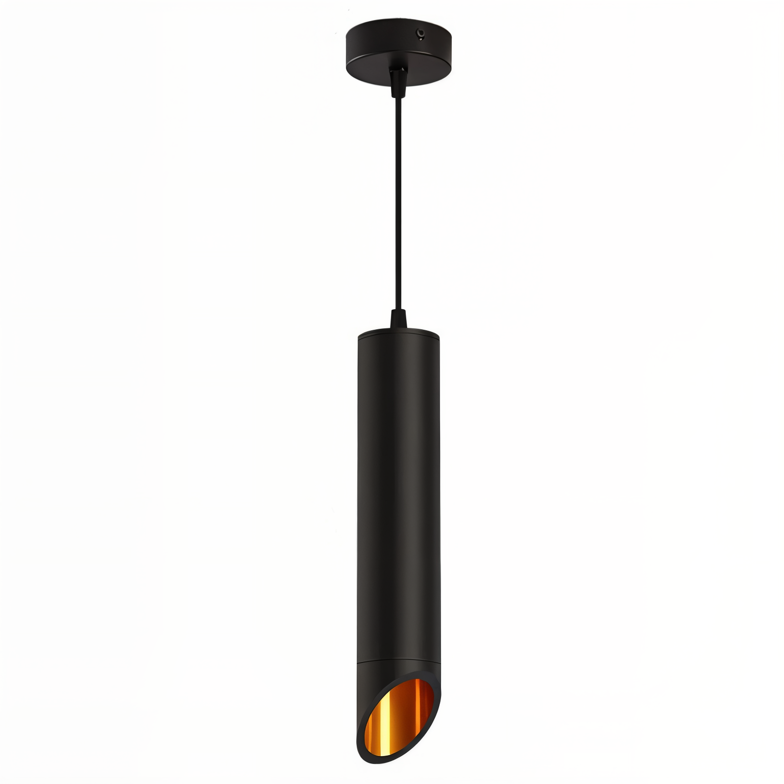 Lunexo Tube Pendellampe – Moderne LED Pendel i Sort eller Hvid Aluminium