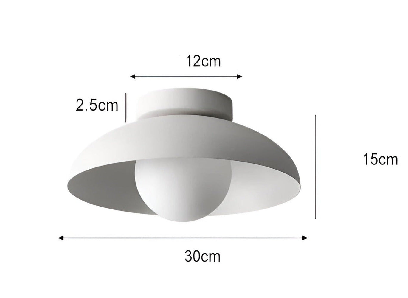 Zenora Loftlampe – Japansk Loftlampe i Glas og Jern med Wabi-Sabi Design