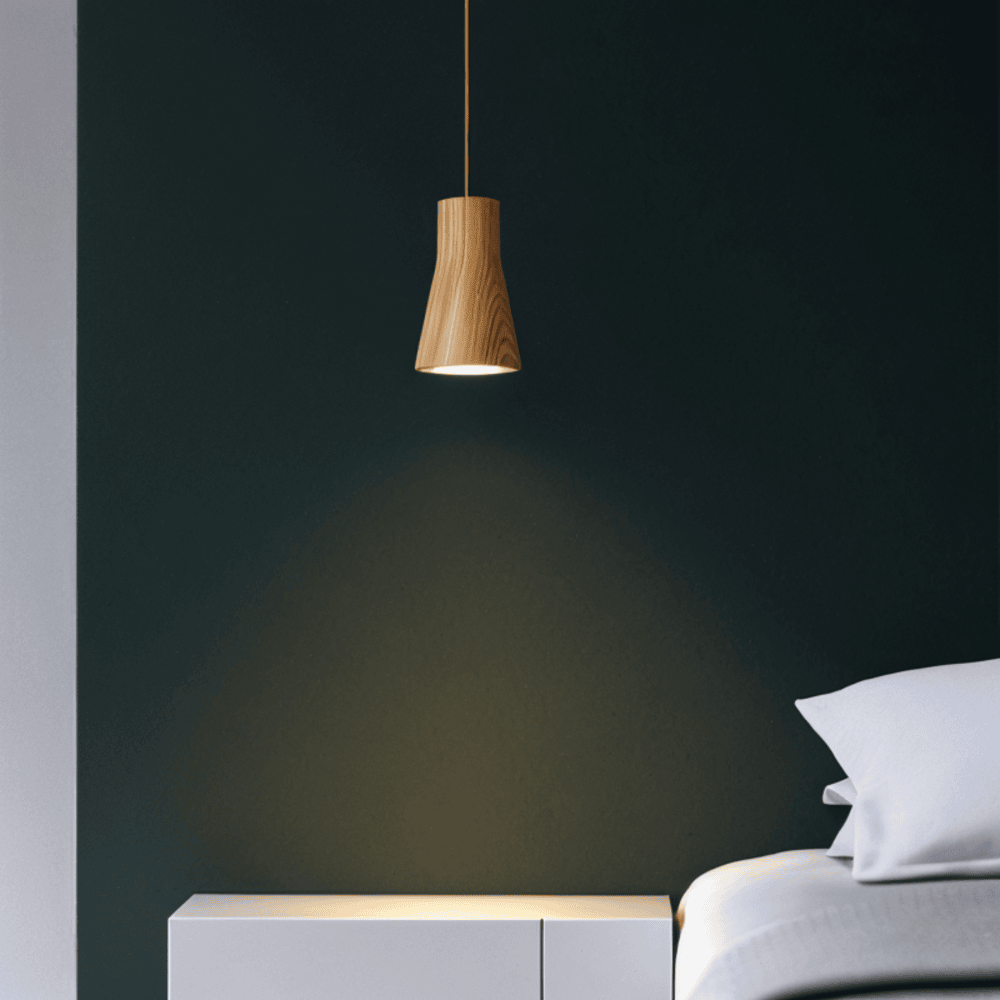 TimberaTube – Pendellampa i Trä med Cylinderdesign i Ask & Akacia