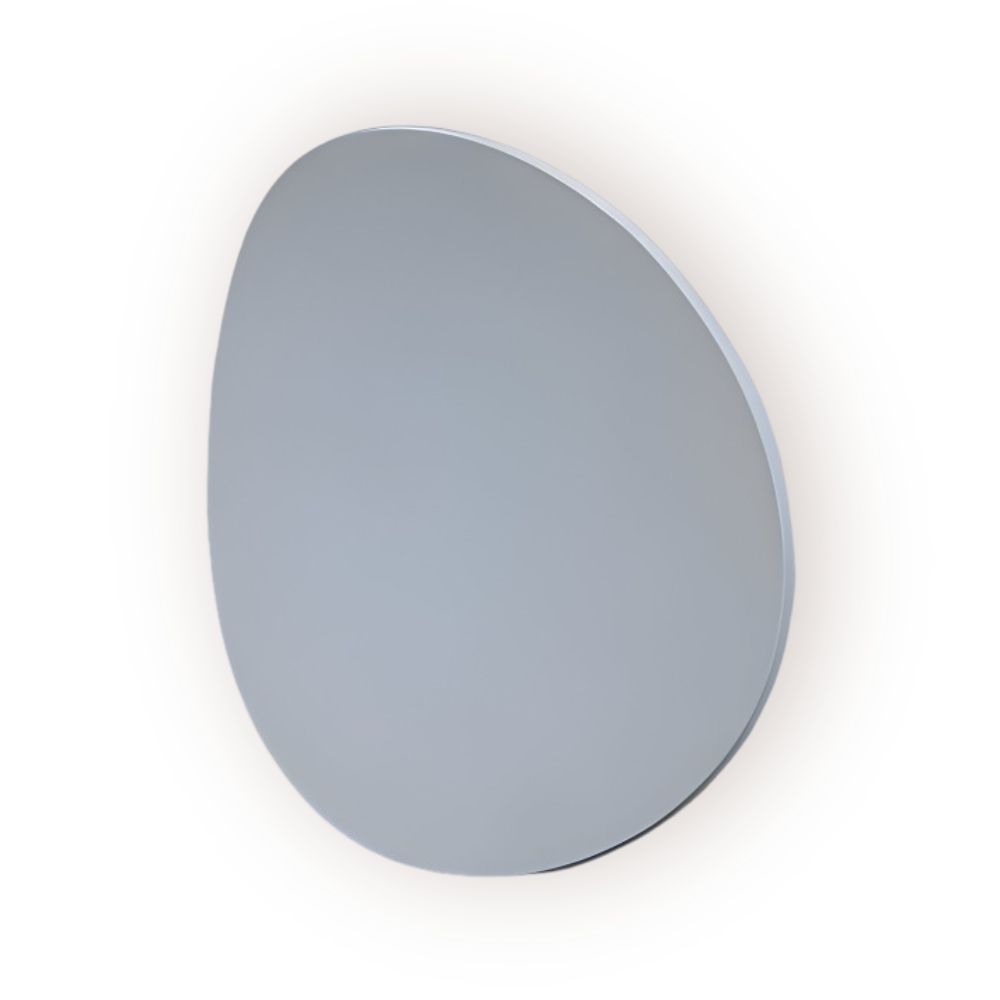 Ovalis Væglampe – Minimalistisk LED Væglampe i Aluminium med Indbygget Lys