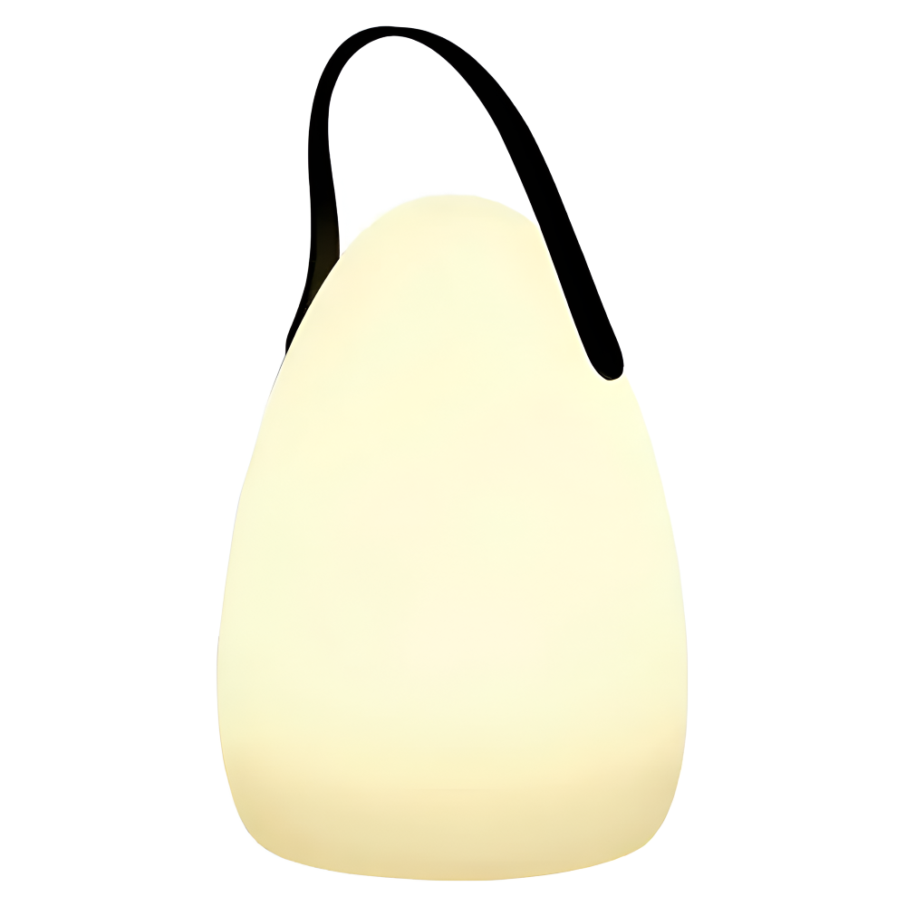 Bærbar LED bordlampe – geometrisk design med farveskift