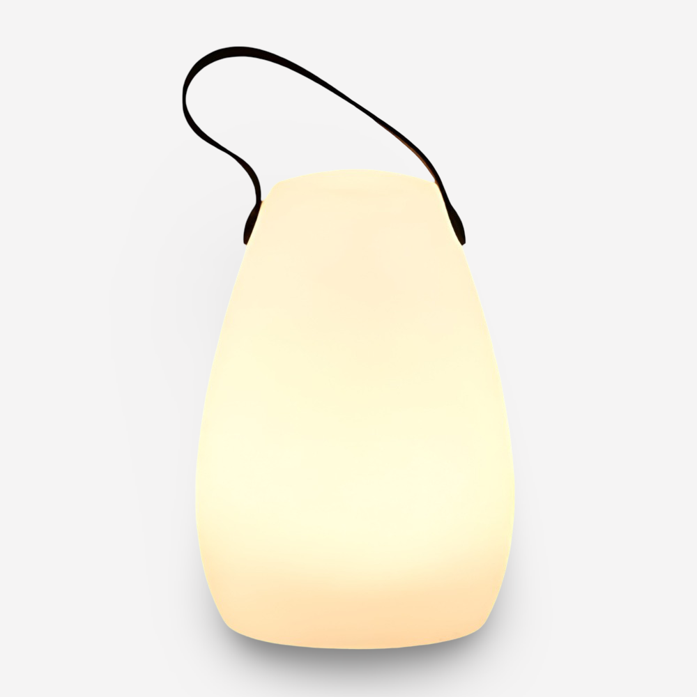 Bærbar LED bordlampe – geometrisk design med farveskift