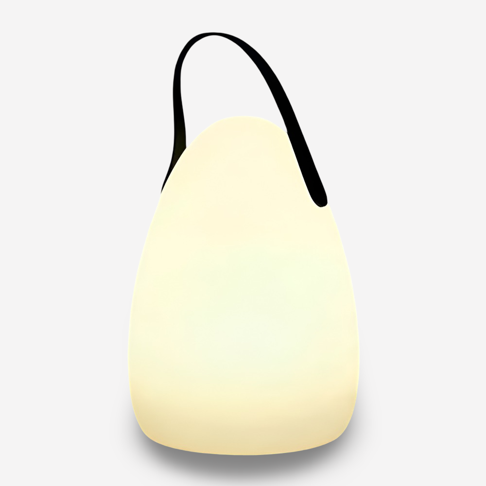 Bærbar LED bordlampe – geometrisk design med farveskift