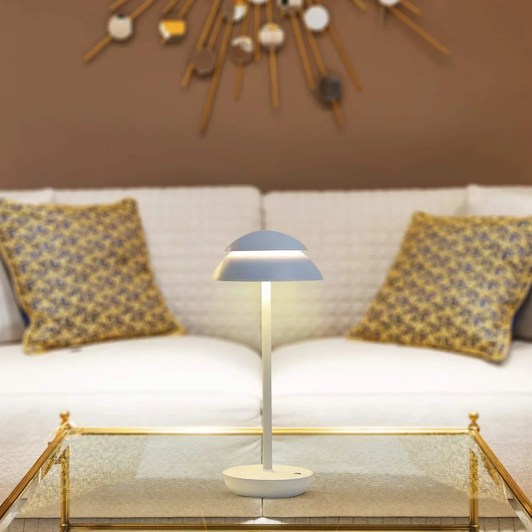 Cellaro – Eksklusiv Trådløs Bordlampe i Aluminium med Dæmper