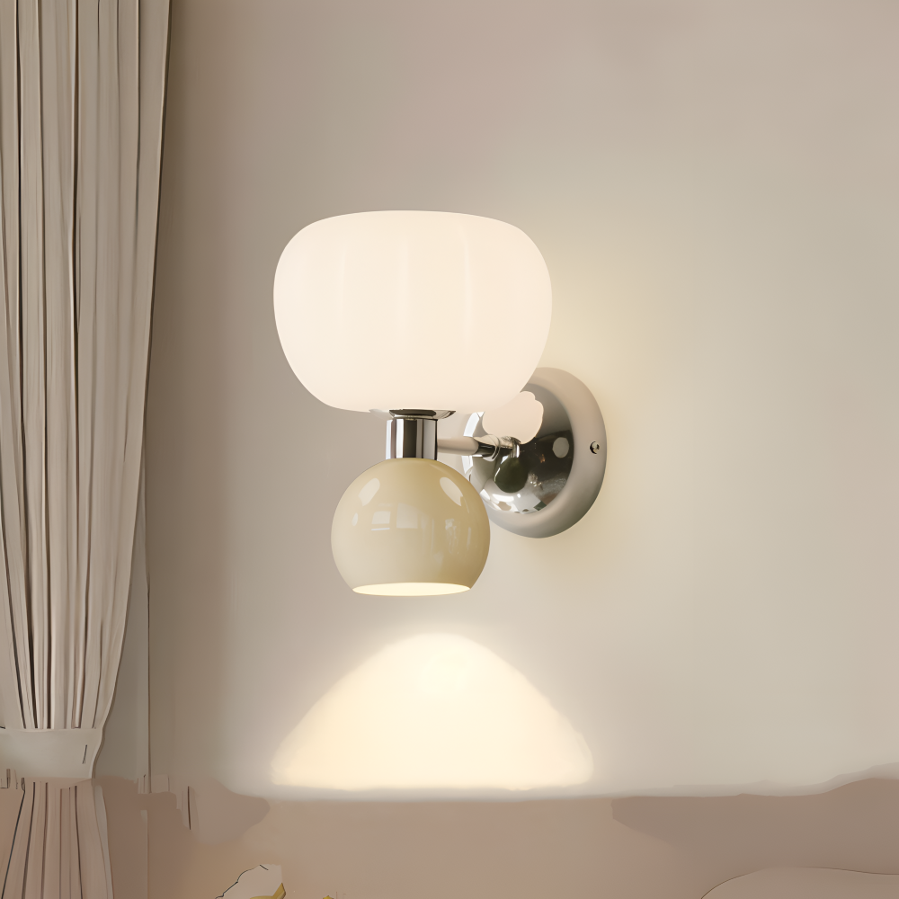 PumpaLume Væglampe – Minimalistisk LED Væglampe i Blød Pumpedesign