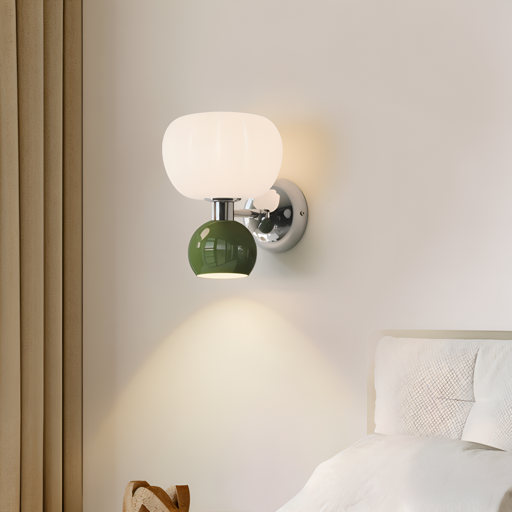 PumpaLume Væglampe – Minimalistisk LED Væglampe i Blød Pumpedesign