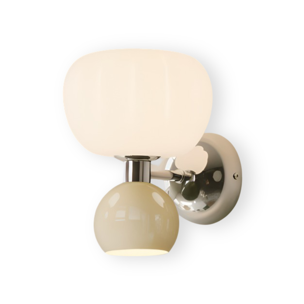 PumpaLume Væglampe – Minimalistisk LED Væglampe i Blød Pumpedesign