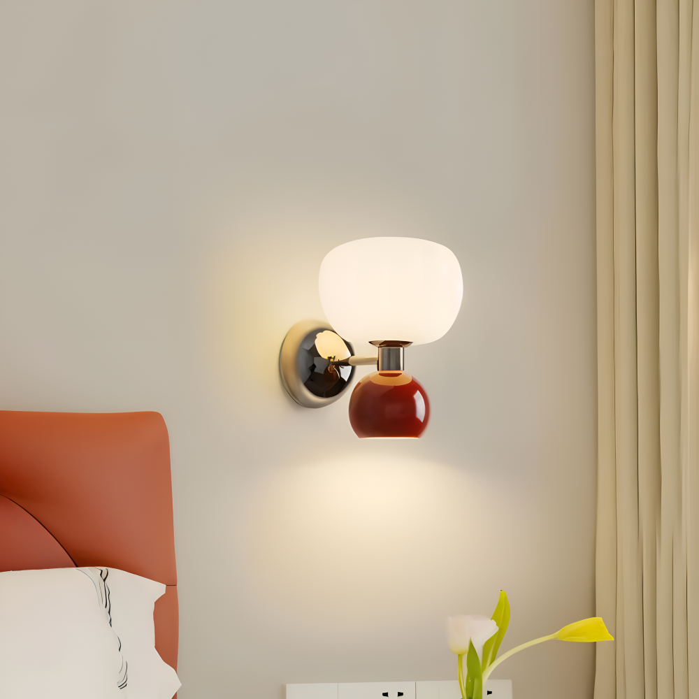 PumpaLume Væglampe – Minimalistisk LED Væglampe i Blød Pumpedesign