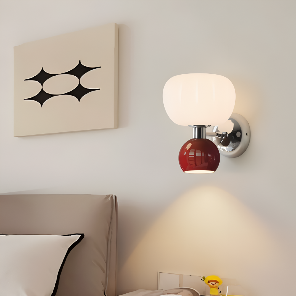 PumpaLume Væglampe – Minimalistisk LED Væglampe i Blød Pumpedesign