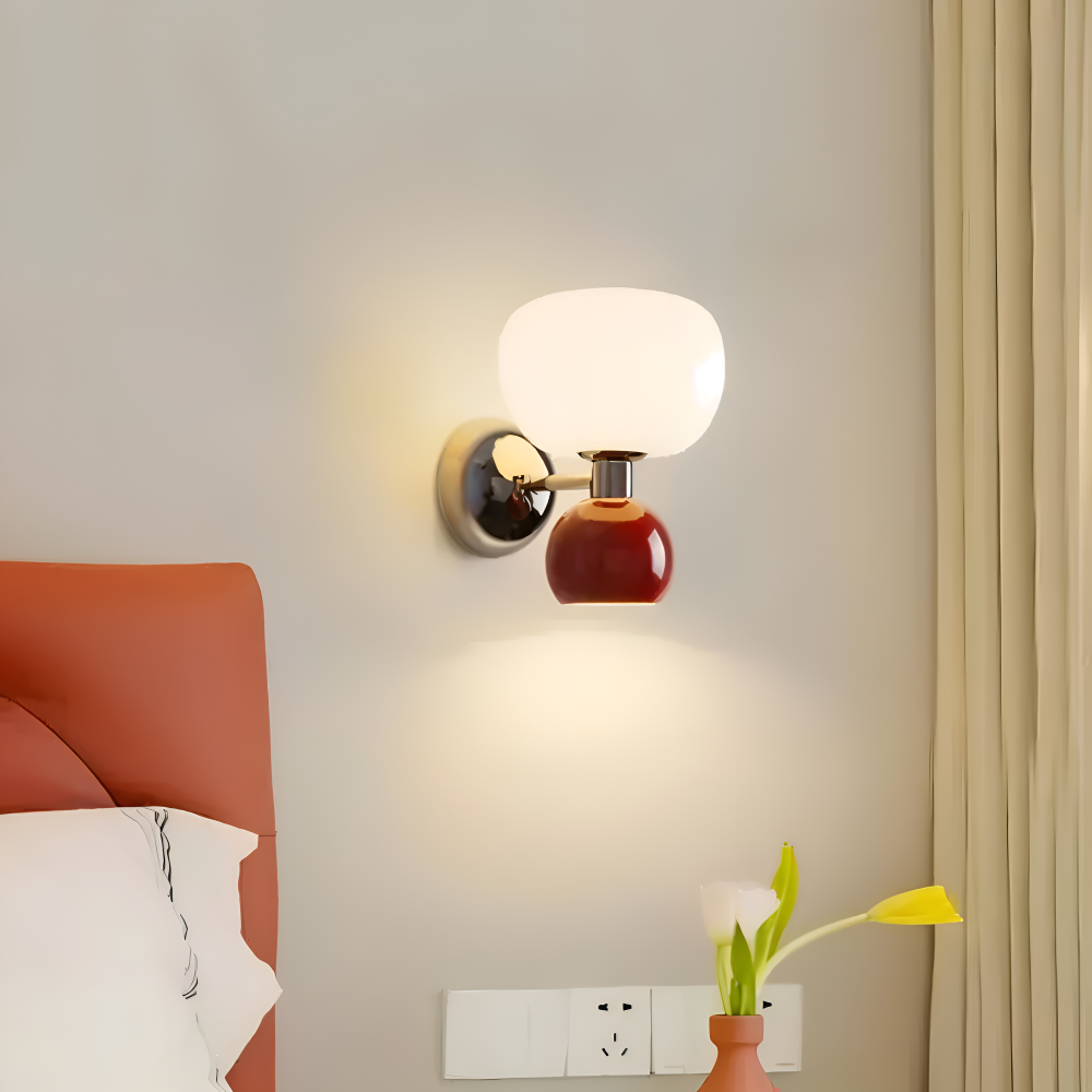 PumpaLume Væglampe – Minimalistisk LED Væglampe i Blød Pumpedesign