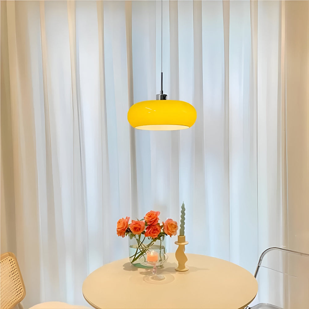 CircaForma Pendel – Retro Moderne Bauhaus Glaspendellampe i Cirkelformet Design