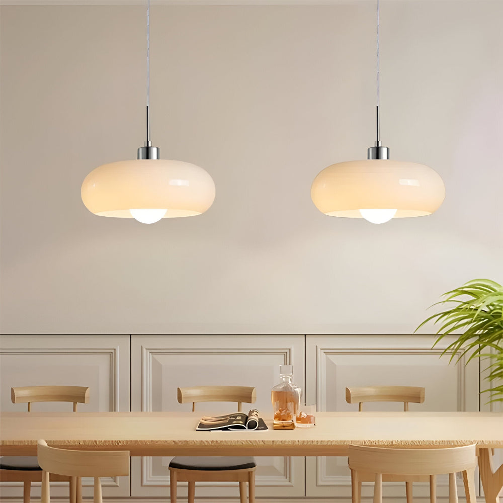 CircaForma Pendel – Retro Moderne Bauhaus Glaspendellampe i Cirkelformet Design