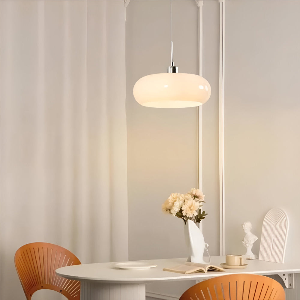 CircaForma Pendel – Retro Moderne Bauhaus Glaspendellampe i Cirkelformet Design