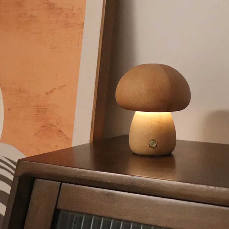 Trådløs bordlampe med varm LED – genopladelig sengelampe i moderne design