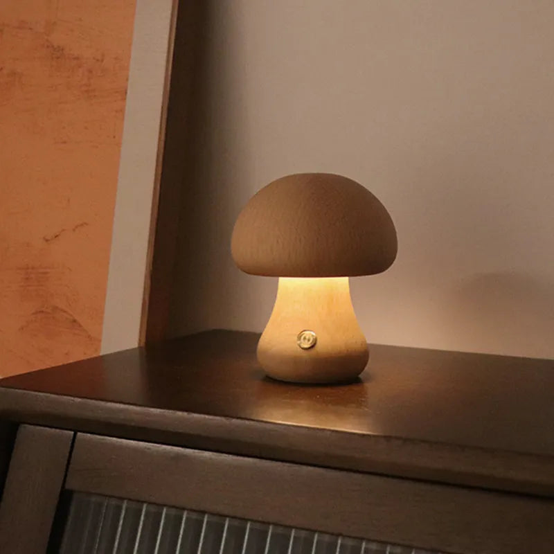 Trådløs bordlampe med varm LED – genopladelig sengelampe i moderne design