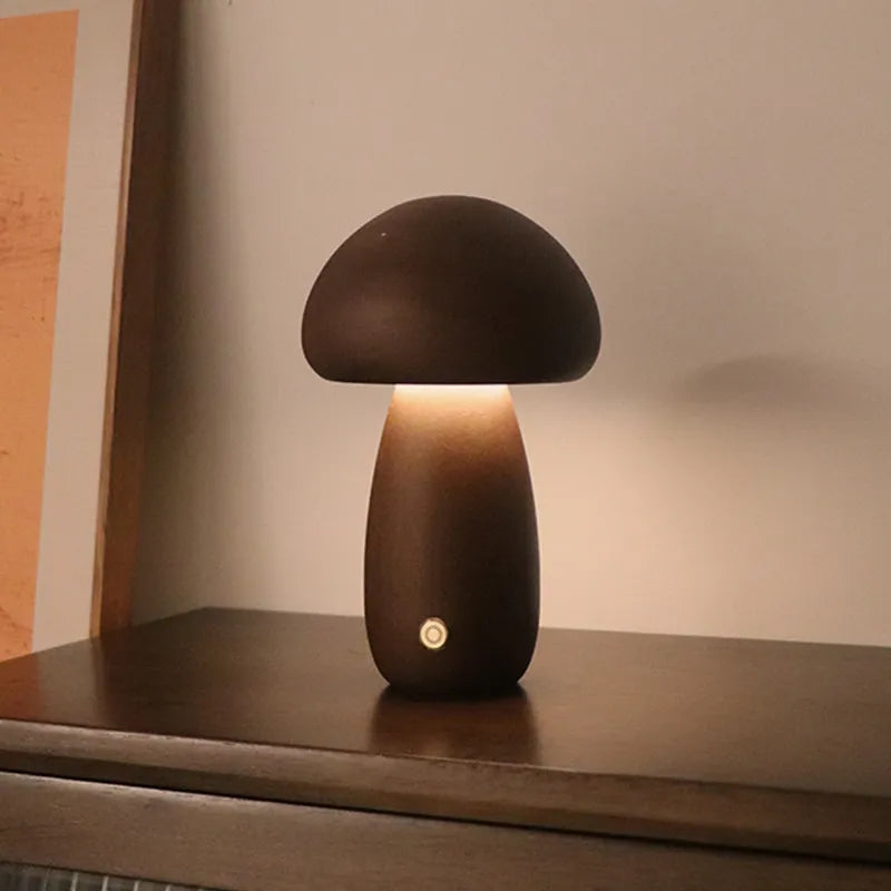 Trådløs bordlampe med varm LED – genopladelig sengelampe i moderne design