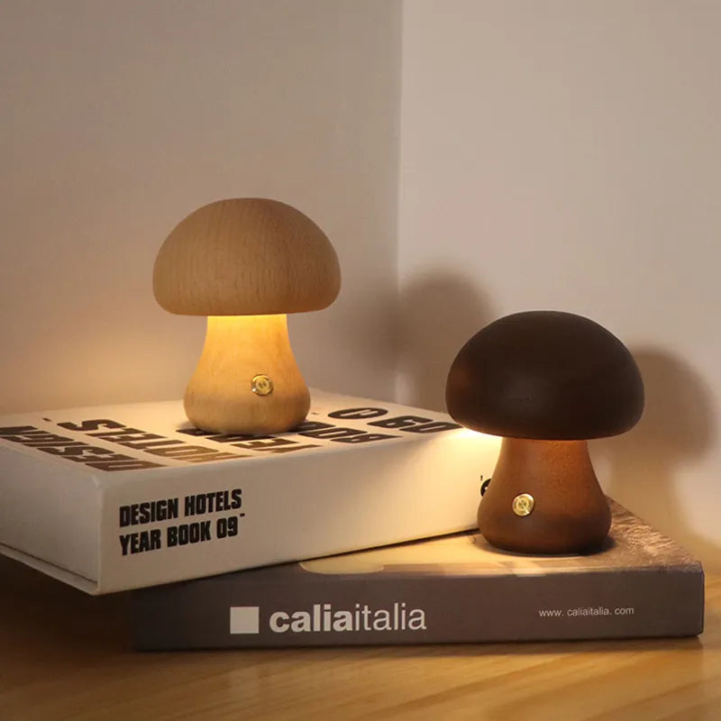 Trådløs bordlampe med varm LED – genopladelig sengelampe i moderne design