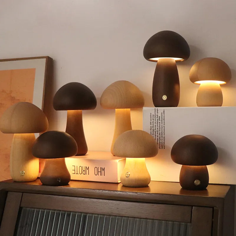 Trådløs bordlampe med varm LED – genopladelig sengelampe i moderne design
