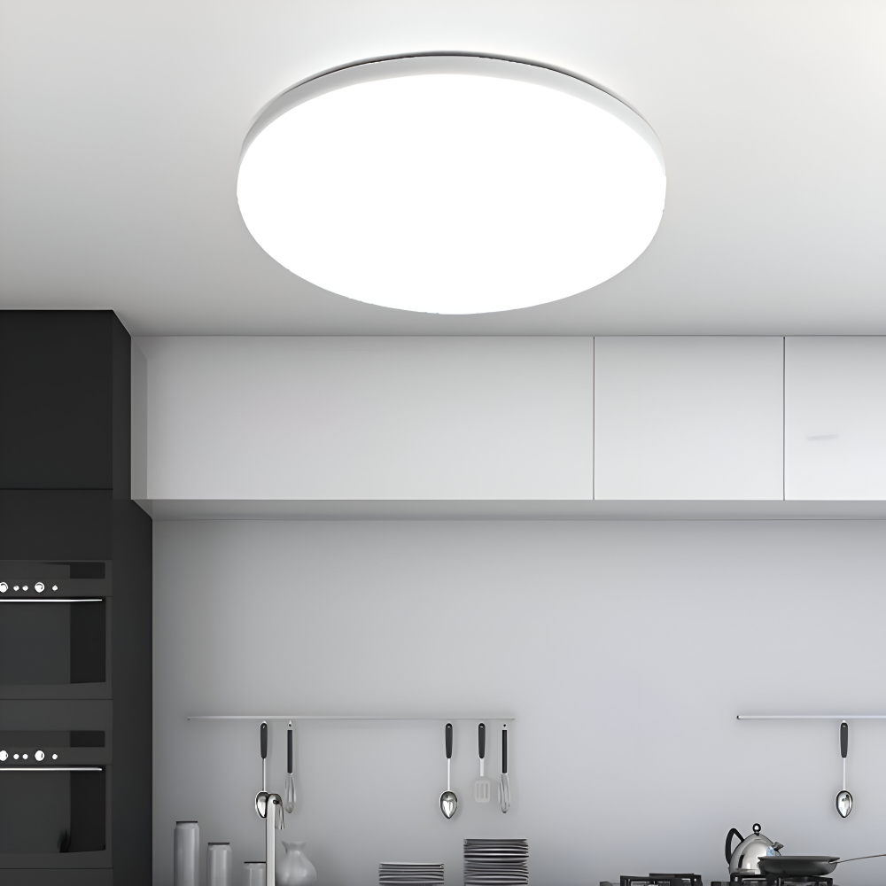 SlimAura Loftlampe – Rund Ultratynd LED Loftlampe i Moderne Design