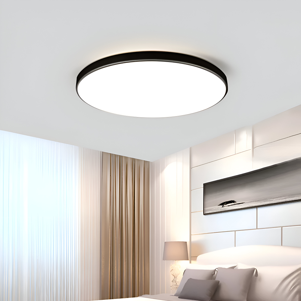 SlimAura Loftlampe – Rund Ultratynd LED Loftlampe i Moderne Design