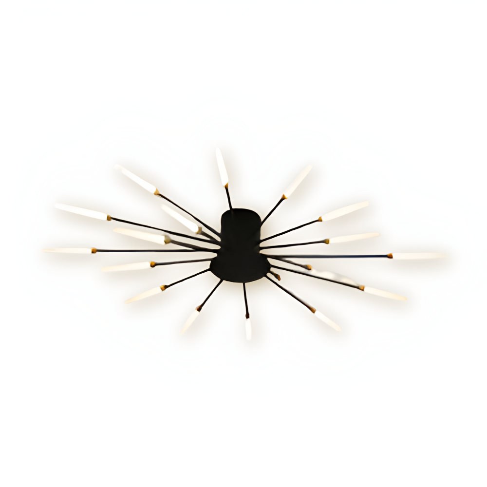 LED loftlampe i spiraldesign – luksuriøs fyrværkeri-inspireret belysning