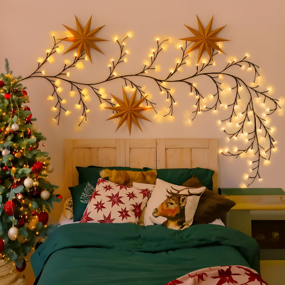 Bøjelig LED grenbelysning til jul og dekoration