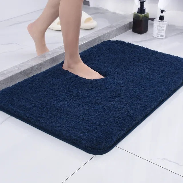 SoftGrip – Ultrablød Skridsikker Bademåtte i Hurtigttørrende Mikrofiber