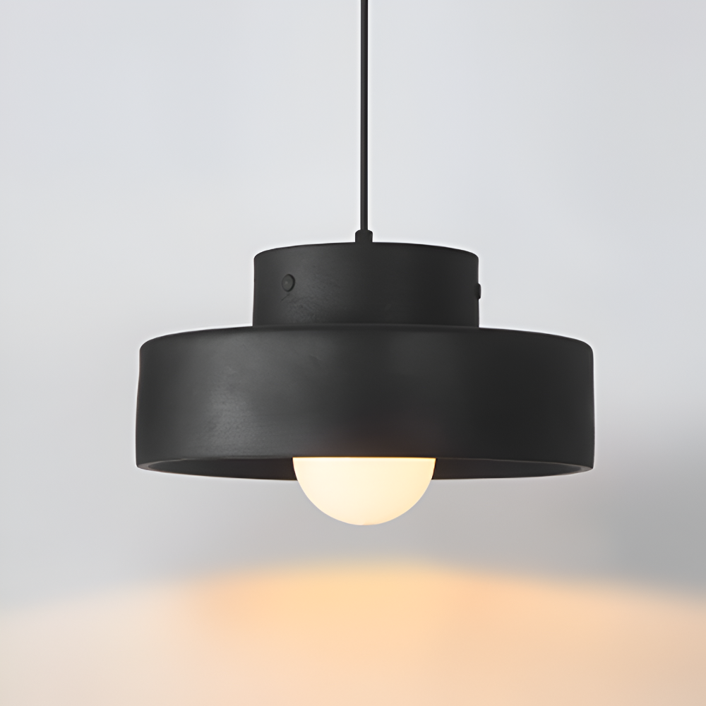 Wabi-sabi pendellampe i farvet macaron-design