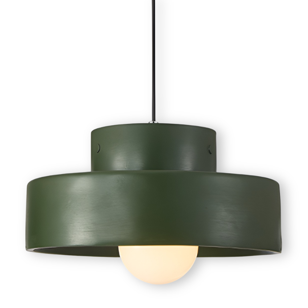 Wabi-sabi pendellampe i farvet macaron-design