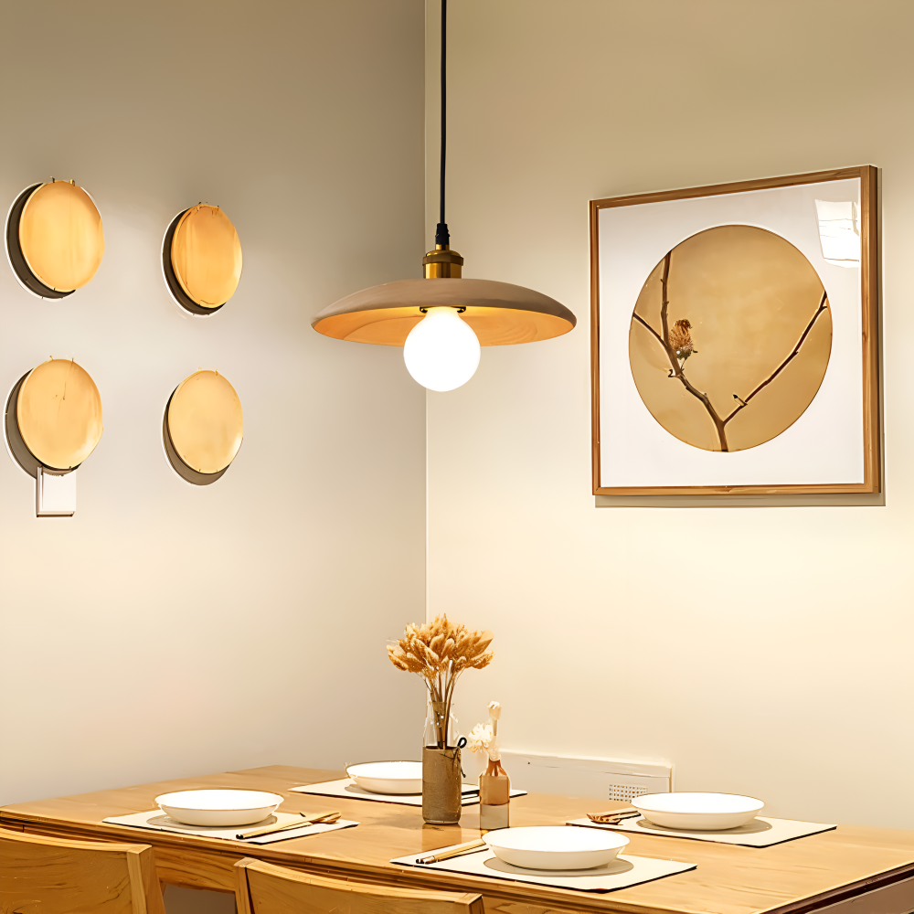 Hikaria Pendellampe – Træpendel i Japansk Minimalistisk Design