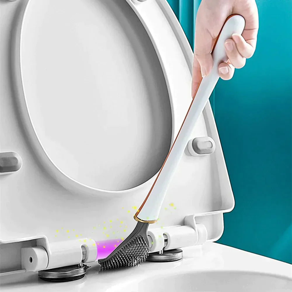 Moderne toiletbørste med holder
