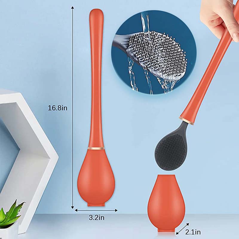 Moderne toiletbørste med holder
