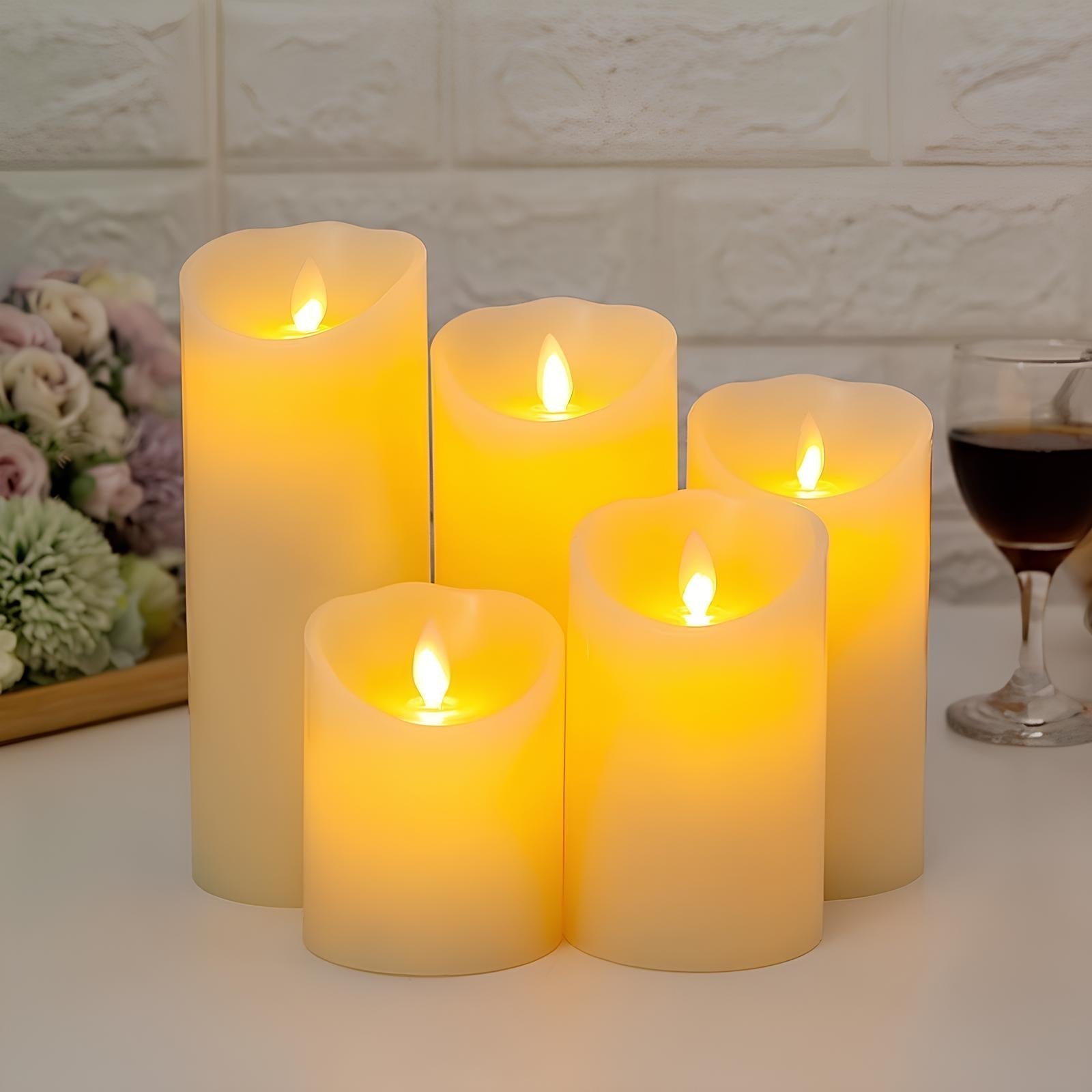 Flammefri LED lys med varm belysning – stemningsfuld og sikker dekoration