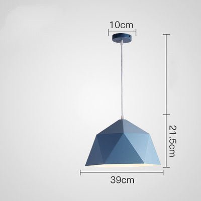Prismara – Farverig Geometrisk Pendellampe i Moderne Design