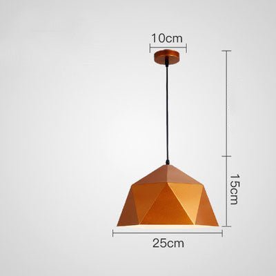 Prismara – Farverig Geometrisk Pendellampe i Moderne Design