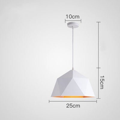 Prismara – Farverig Geometrisk Pendellampe i Moderne Design