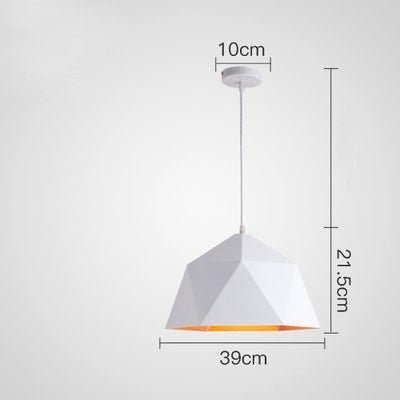 Prismara – Farverig Geometrisk Pendellampe i Moderne Design