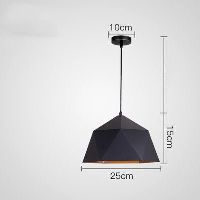 Prismara – Farverig Geometrisk Pendellampe i Moderne Design