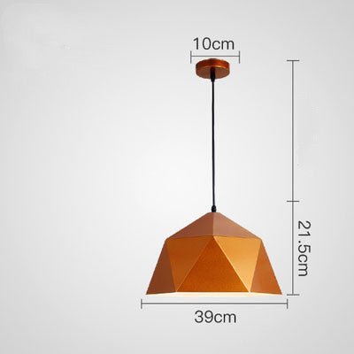 Prismara – Farverig Geometrisk Pendellampe i Moderne Design