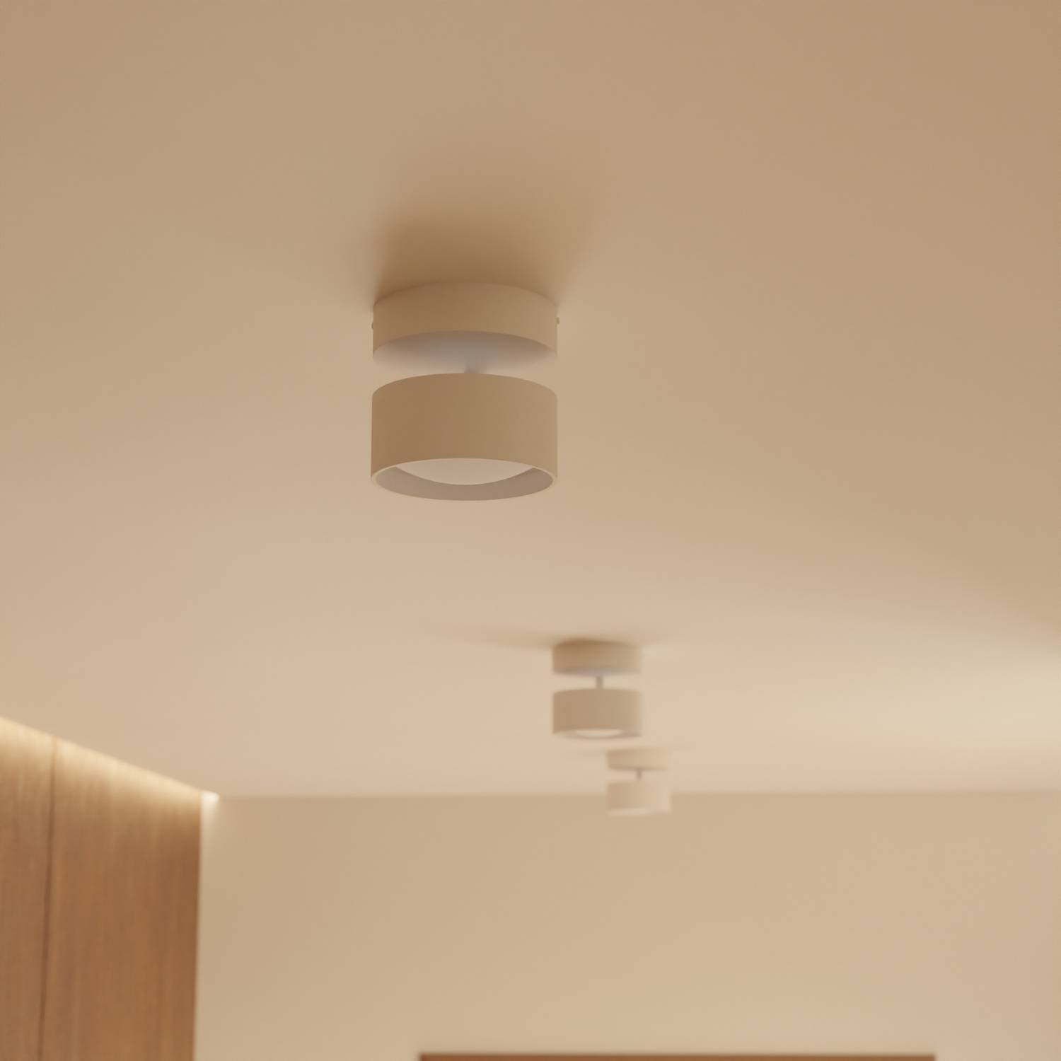 Cylindrisk LED loftlampe med up & down lys – moderne design